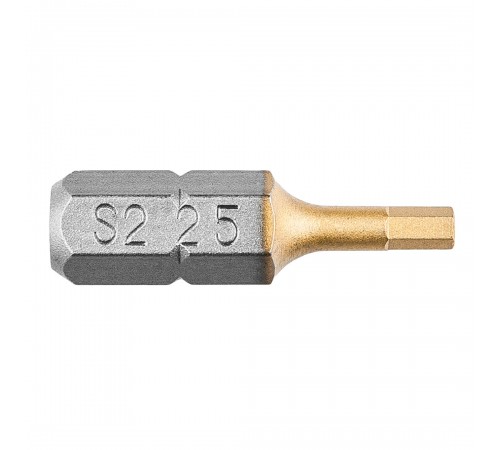 Насадки, HEX 2.5 x 25 мм, 2 шт.