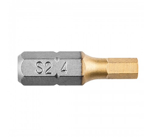 Насадки, HEX 4 x 25 мм, 2 шт.