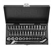 Набор торцевых головок и бит c адаптером Neo Tools 08-603 41 шт.