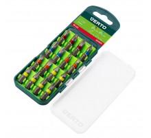 Накінечник викрутки, набір 16 шт., 25 mm -  3 x PH, 3 x PZ, 4 x SL, 6 x TX