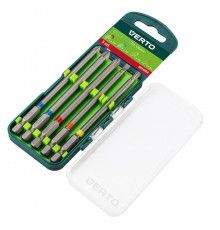 Накінечник викрутки, набір 5 шт., 100 mm  -  1 x PH, 2 x PZ, 1 x SL, 1 x TX