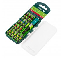Накінечник викрутки, набір 16 шт., 25 mm -  3 x PH, 3 x PZ, 3 x SL, 5 x TX + тримач насадок