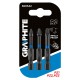 Ударные биты GRAPHITE 56H542 PZ1/PZ2/PZ3, 50 мм, сталь S2, для шуруповерта и ударной отвертки