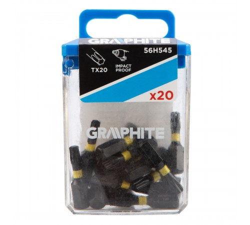 Ударні коронки TX20 x 25 мм, 20 шт.