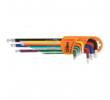 Ключі шестигранні Torx, T10-T50 мм набір 9 шт.*1 уп.