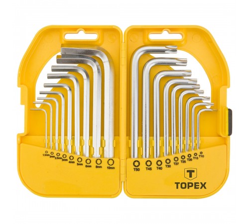Ключі шестигранні і Torx, набір 18 шт.*1 уп.