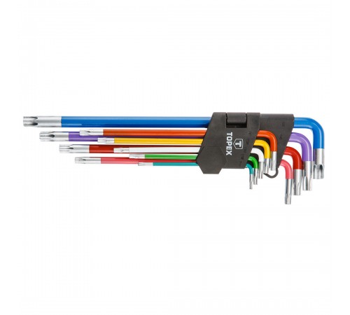 Ключі шестигранні Torx тип Т, T10-T50, набір 9 шт.