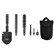 Многофункциональная туристическая лопата Neo Tools 63-122 8 в 1 с чехлом