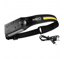 Фонарь Neo Tools 99-097, налобный, аккумуляторный, сенсорный, 350 лм