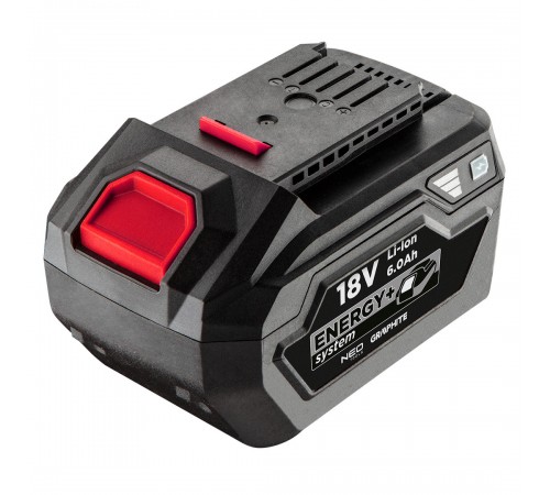 Акуумуляторная батарея Graphite 58G086 Energy+ 18 В, Li-Ion, 6,0 Ач.