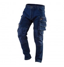 Робочі штани DENIM, посилення коліна, розмір XXL