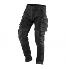 Робочі штани DENIM, чорні, розмір L