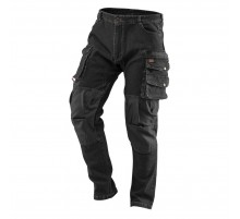 Робочі штани DENIM, чорні, розмір XL