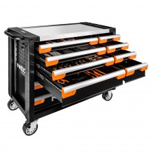 Тележка для инструментов Neo Tools PRO 84-225+G с 12 ящиками и набором профессиональных инструментов