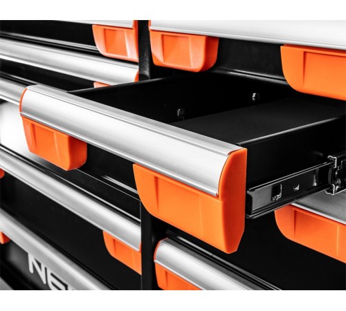 Тележка для инструментов Neo Tools PRO 84-225+G с 12 ящиками и набором профессиональных инструментов