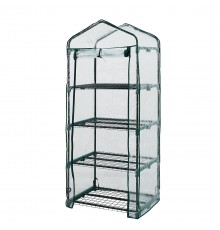 Парник NEO 15-901 69x49x160 см, 4 полки, металлический каркас, ПВХ-пленка