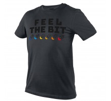 Футболка з принтом, FEEL THE BIT, розмір XXXL