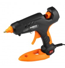 Клеевой пистолет Neo Tools 17-100 11 мм, 60/100 Вт + 12 стержней и чехол