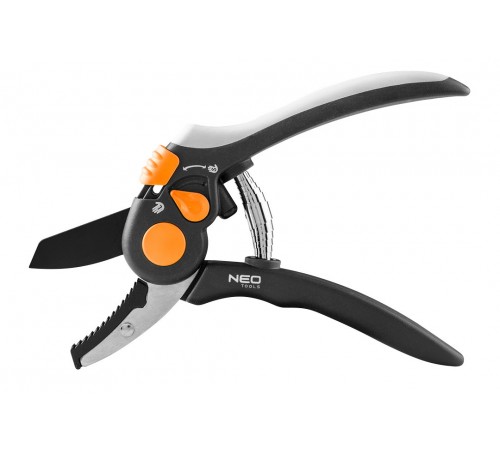 Секатор Neo Tools 200 мм (арт. 15-203) – для твердой древесины, эргономичная ручка