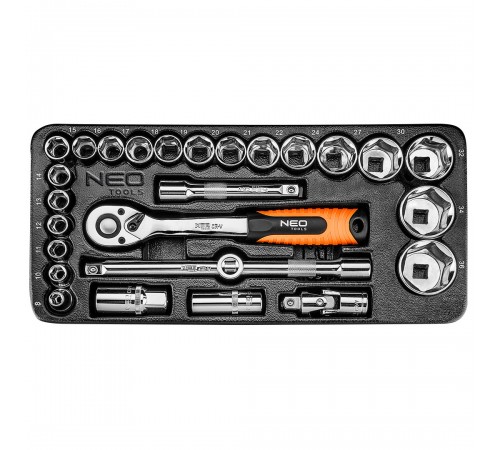 Тележка для инструментов Neo Tools 84-220+G c 7 ящиками ящиками и набором профессиональных инструментов
