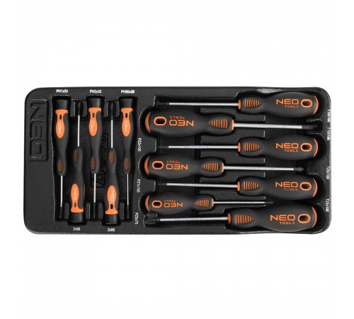 Тележка для инструментов Neo Tools 84-220+G c 7 ящиками ящиками и набором профессиональных инструментов