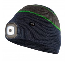 Шапка Neo Tools 81-630 с фонариком