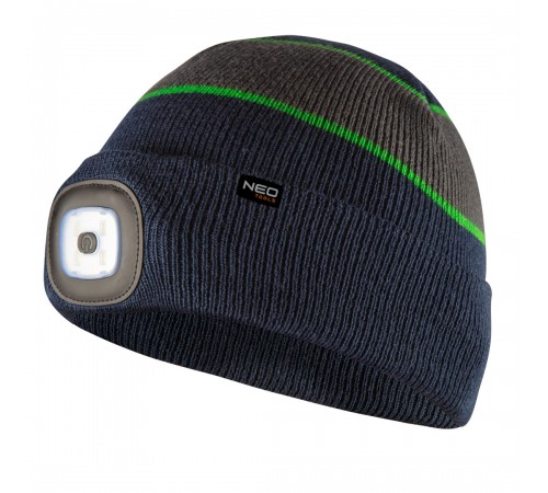 Шапка Neo Tools 81-630 с фонариком