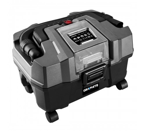 Пилосос Energy+ 18V Li-Ion, 10 L, для вологого/сухого прибирання, без акумулятора