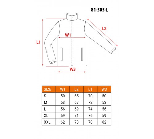 Кофта флисовая Neo Tools 81-505-XL