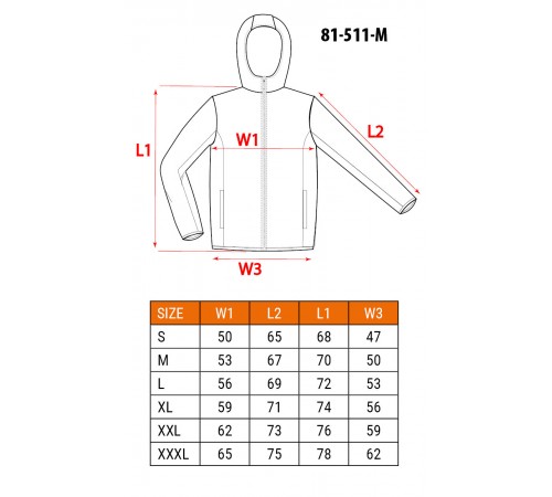 Кофта Neo Tools 81-511-XXL Premium, Толстовка