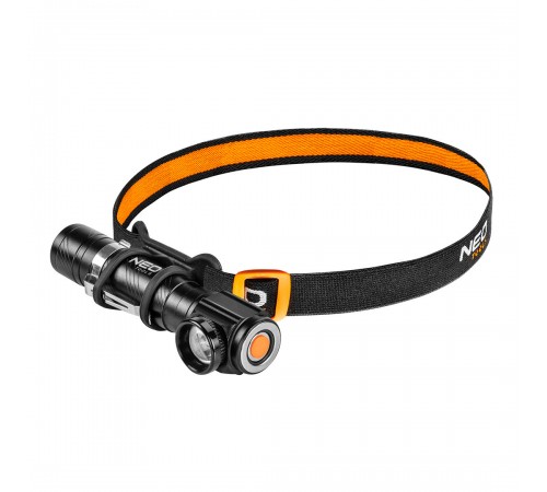 Налобный фонарь с зумом Neo Tools 99-026, CREE XML T6, 10 Вт, дальность 150 м