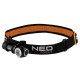 Налобный фонарь Neo Tools 90-027 с 4 режимами, дальность 90 м, зарядка через USB