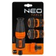 Комплект для полива Neo Tools 15-711 с прямым дождевателем и соединителями 3/4