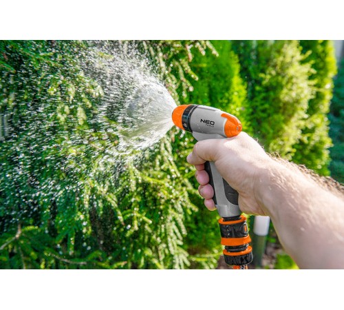 Пистолет для полива Neo Tools 15-705 с блокировкой и регулировкой расхода воды