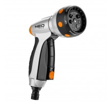 Пистолет для полива Neo Tools 15-706, 7 функций, с замком и регулировкой потока