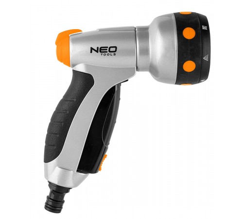 Пистолет для полива Neo Tools 15-706, 7 функций, с замком и регулировкой потока