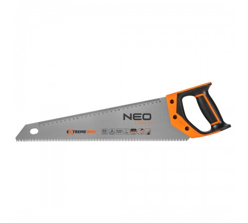 Пила-ножовка Neo Tools 41-161, 400 мм, трехсторонняя заточка, 11 TPI, индукционная закалка.