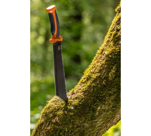 Мачете Neo Tools 63-117, 40 см, универсальный инструмент для выживания с пилой и чехлом