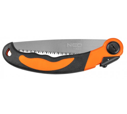 Ручная пила NEO Bushcraft 63-120, складное лезвие 21 см, сталь SK4, для туризма и сада