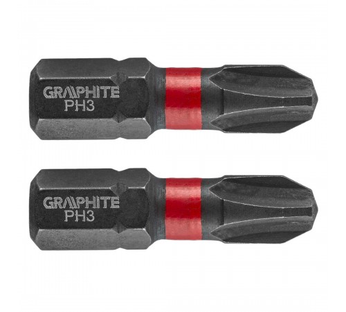 Ударний біт PH3 x 25 мм, 2 шт.