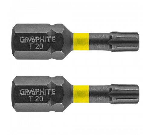Ударний біт TX20 x 25 мм, 2 шт.