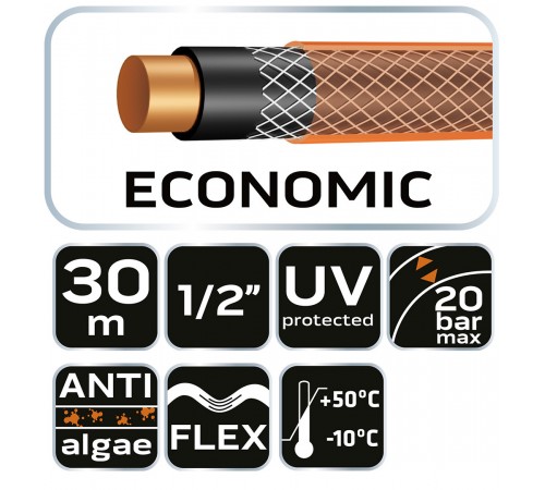 Шланг NEO Tools 15-801 Economic, диаметр 1/2