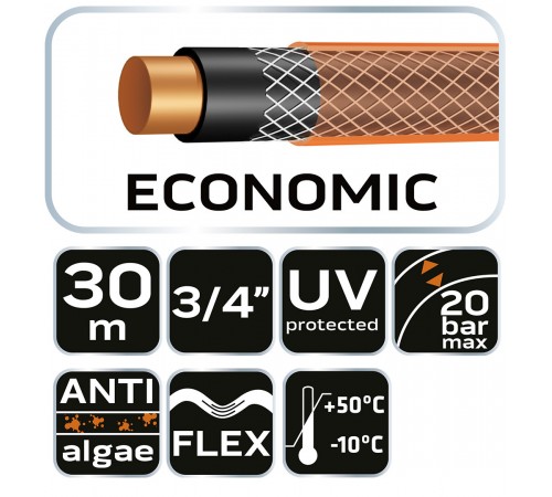Шланг NEO Tools 15-804 Economic, диаметр 3/4