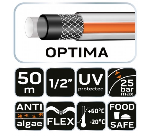 Шланг садовый Neo Tools 15-822 Optima 1/2