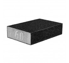 Губка наждачна, 70 x 25 x 100 мм, K60