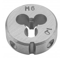 Плашка M6, 25 x 9 мм