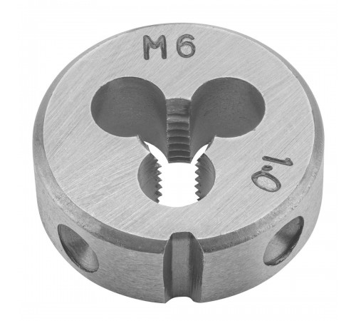 Плашка M6, 25 x 9 мм