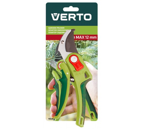 Контактный садовый секатор VERTO, арт. 15G203 – для веток и кустарников