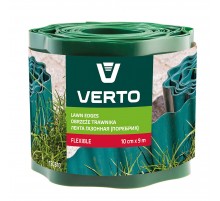 Садовый бордюр VERTO 15G510, 9 м, 10 см, защита грядок и клумб, гибкий пластик