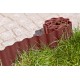 Садовый бордюр VERTO 15G513, 9 м x 10 см, коричневый, гибкий и прочный
